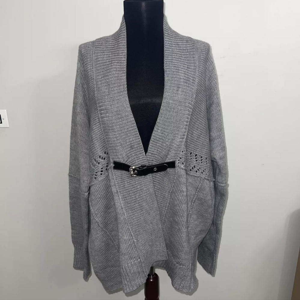 Michael Kors Sweater with Belt Grey
